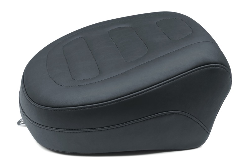 Mustang Motorcycle 76579 - Mustang 13-17 Harley Softail Breakout Standard Touring Passenger Seat Trapezoid - Black