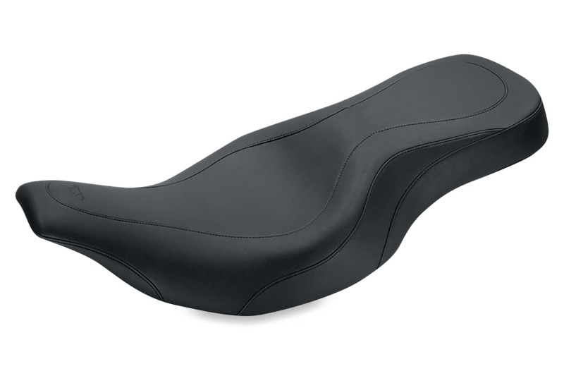 Mustang Motorcycle 76587 - Mustang 97-07 Harley Electra Glide, Rd Glide Wide Tripper 1PC Seat - Black