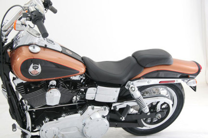 Mustang Motorcycle 76585 - Mustang 91-05 Harley Dyna Tripper Passenger Seat - Black
