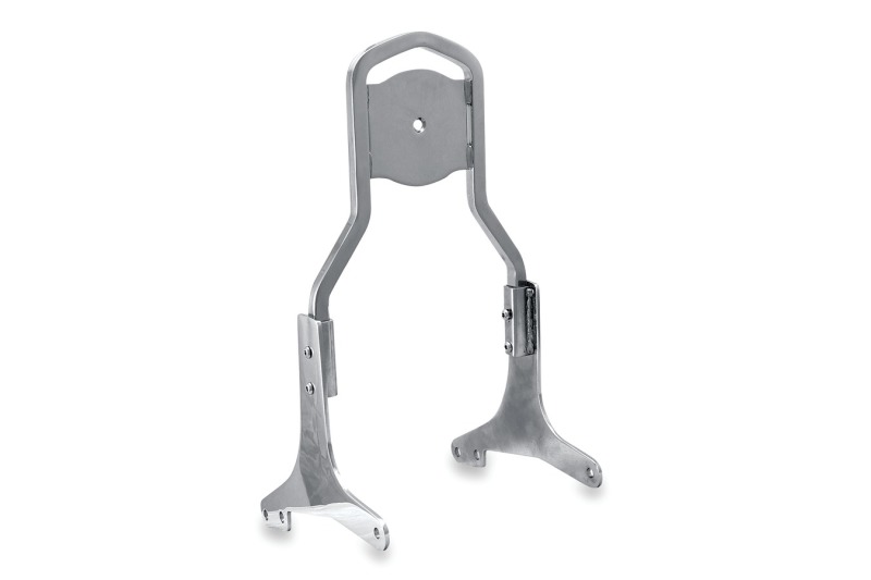 Mustang Motorcycle 76777 - Mustang Harley Low Medallion Sissy Bar Pad (7.5 inch x 9 inch) Diamond Stitch- Brown