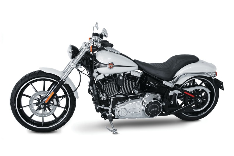 Mustang Motorcycle 76781 - Mustang 13-17 Harley Softail Breakout Tripper Fastback 1PC Seat Tuck & Roll - Black Mustang Motorcycle 76781 - Mustang 13-17 Harley Softail Breakout Tripper Fastback 1PC Seat Tuck & Roll - Black