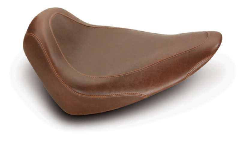 Mustang Motorcycle 76804 - Mustang 84-06 Harley Standard Rear Tire Wide Tripper Solo Seat - Distressed Brown