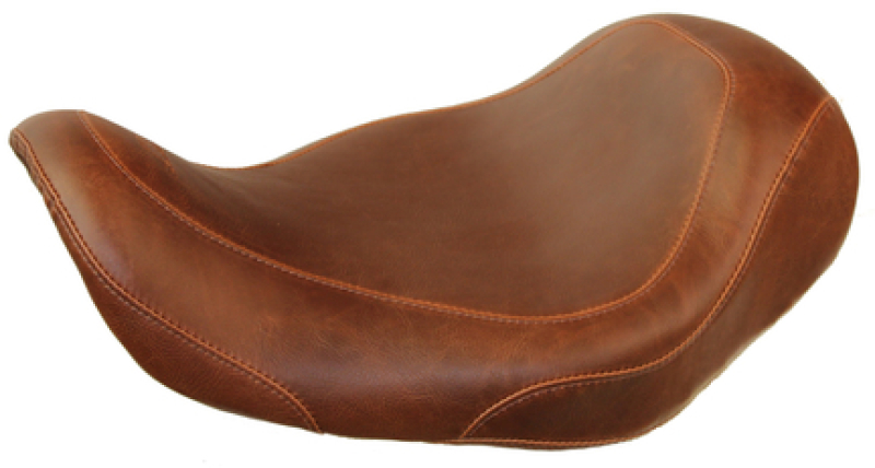 Mustang Motorcycle 76702 - Mustang 06-17 Harley Dyna Wide Tripper Solo Seat - Distressed Brown