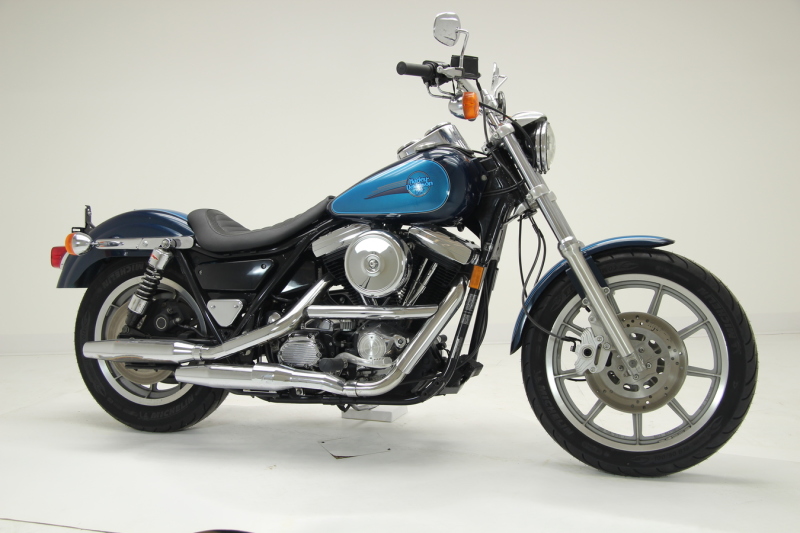 Mustang Motorcycle 76990 - Mustang 82-00 Harley FXR Jody Perewitz Design Solo Seat (Hinge Mounted) - Black