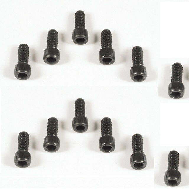 Mr. Gasket 3411MRG - Header Bolts - 5/16-18 x 3/4 Inch Allen Head - Black Oxide