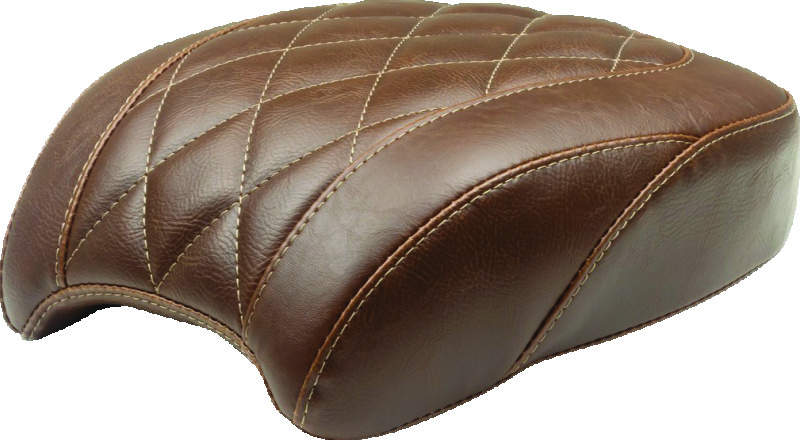 Mustang Motorcycle 83033 - Mustang 18-21 Harley Street Bob Wide Tripper Passenger Seat Diamond Stitch - Brown