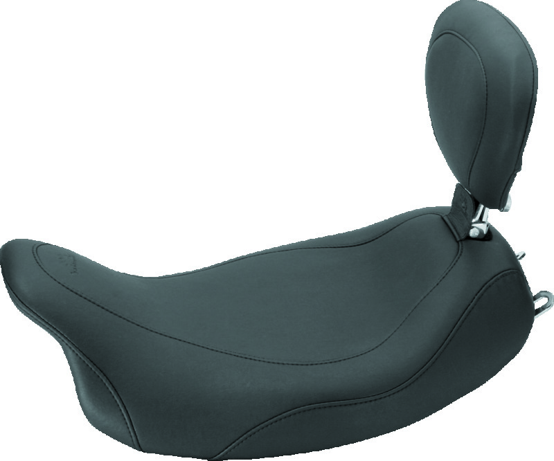 Mustang Motorcycle 79719 - Mustang 08-21 Harley Electra Glide Std, Rd Glide, Rd King, Str Glide Touring Solo Seat -Black