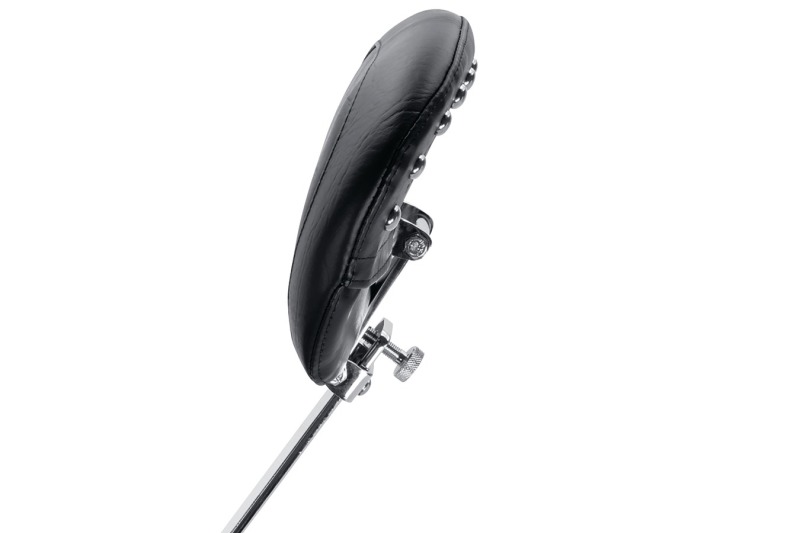 Mustang Motorcycle 79721 - Mustang 08-21 Harley Electra Glide Std,Rd Glide,Rd King,Str Glide Passenger Backrest w/Studs - Blac