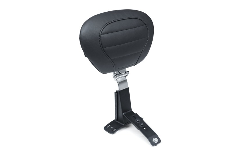 Mustang Motorcycle 79659 - Mustang 97-07 Harley Electra Glide, Rd Glide Super Touring Deluxe Driver Backrest - Black