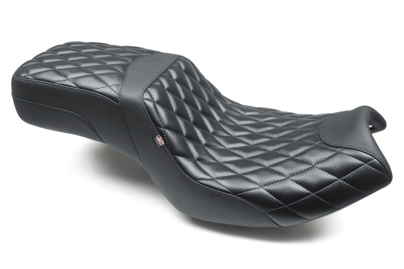 Mustang Motorcycle 82300 - Mustang 20-22 Indian Challenger Squareback 1PC Seat w/ Diamond Stitch - Black Mustang Motorcycle 82300 - Mustang 20-22 Indian Challenger Squareback 1PC Seat w/ Diamond Stitch - Black