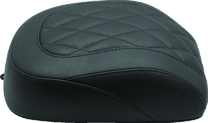 Mustang Motorcycle 83063 - Mustang 18-21 Harley Breakout Wide Tripper Solo Passenger Seat Diamond Stitch  - Black