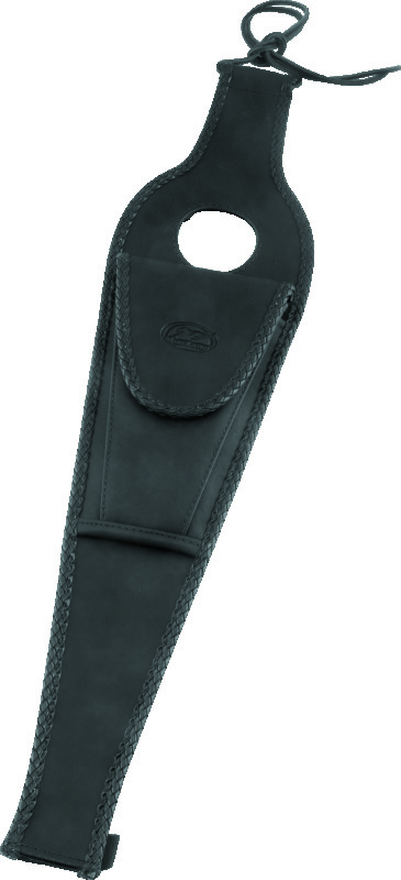 Mustang Motorcycle 93328 - Mustang 82-03 Harley Sportster Tank Bib w/Pouch - Black