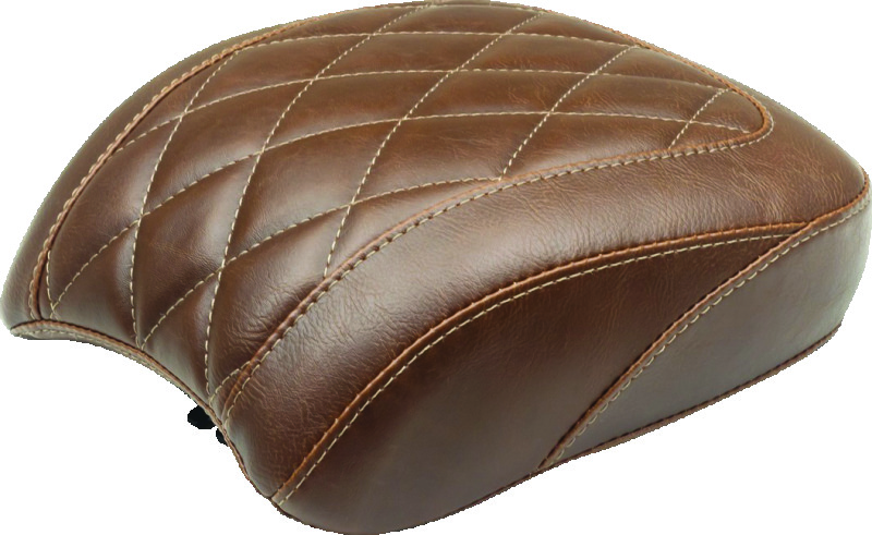 Mustang Motorcycle 83042 - Mustang 18-21 Harley Low Rider, Sport Glide Wide Tripper Passenger Seat Diamond Stitch - Brown