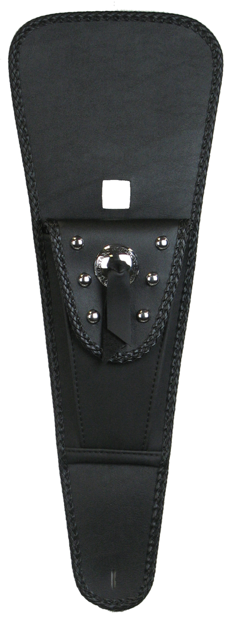Mustang Motorcycle 93317 - Mustang 05-08 Suzuki Boulevard, VL800 Volusia Cruiser Tank Bib w/Studs - Black Mustang Motorcycle 93317 - Mustang 05-08 Suzuki Boulevard, VL800 Volusia Cruiser Tank Bib w/Studs - Black