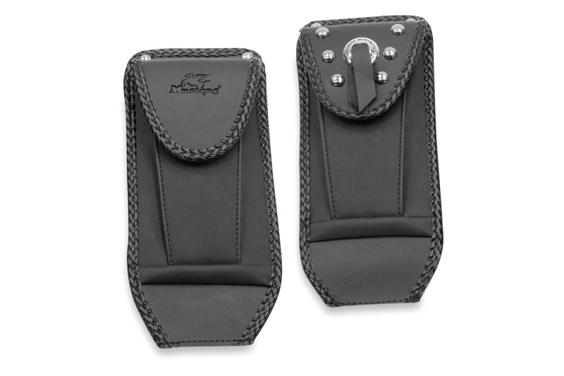 Mustang Motorcycle 93311 - Mustang 00-17 Harley Softail with Square Dash Tank Bib w/Studs- Black Mustang Motorcycle 93311 - Mustang 00-17 Harley Softail with Square Dash Tank Bib w/Studs- Black