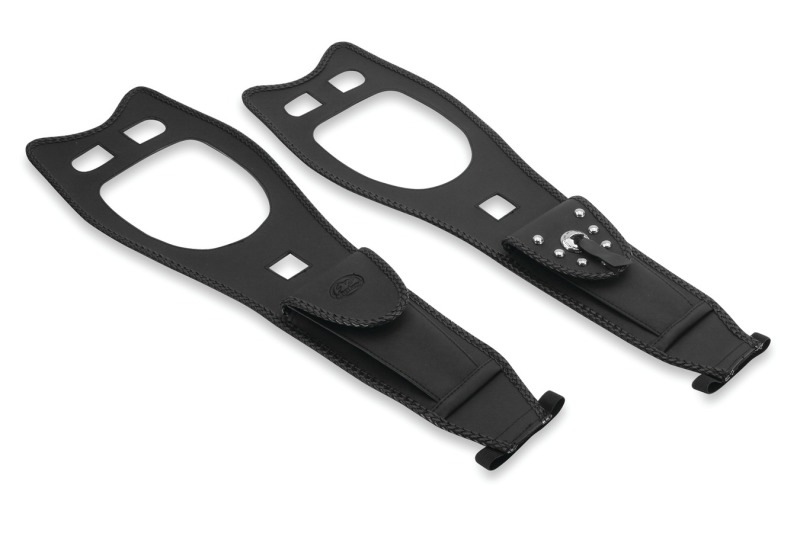 Mustang Motorcycle 93362 - Mustang 10-18 Triumph Thunderbird Cruiser Tank Bib w/Studs - Black