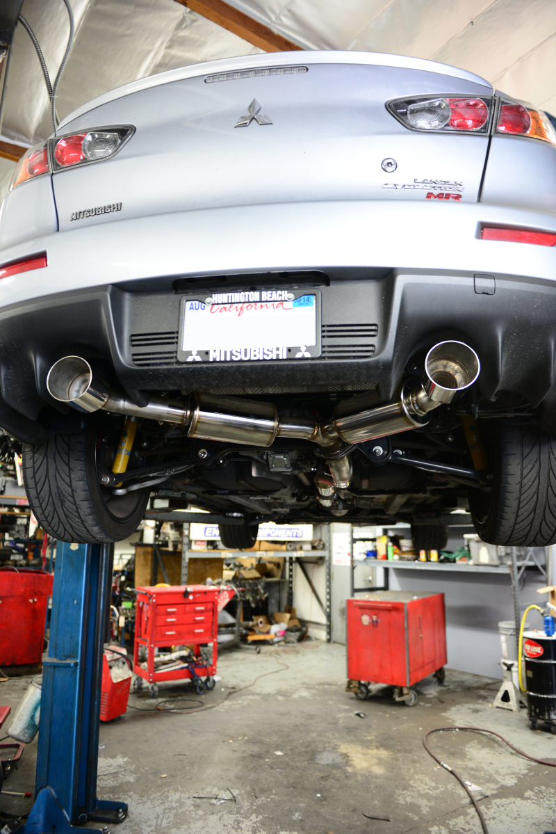 MXP MXCRCZ4A - 08-14 Mitsubishi Evolution 10 SUS401 Comp RS Exhaust System MXP MXCRCZ4A - 08-14 Mitsubishi Evolution 10 SUS401 Comp RS Exhaust System