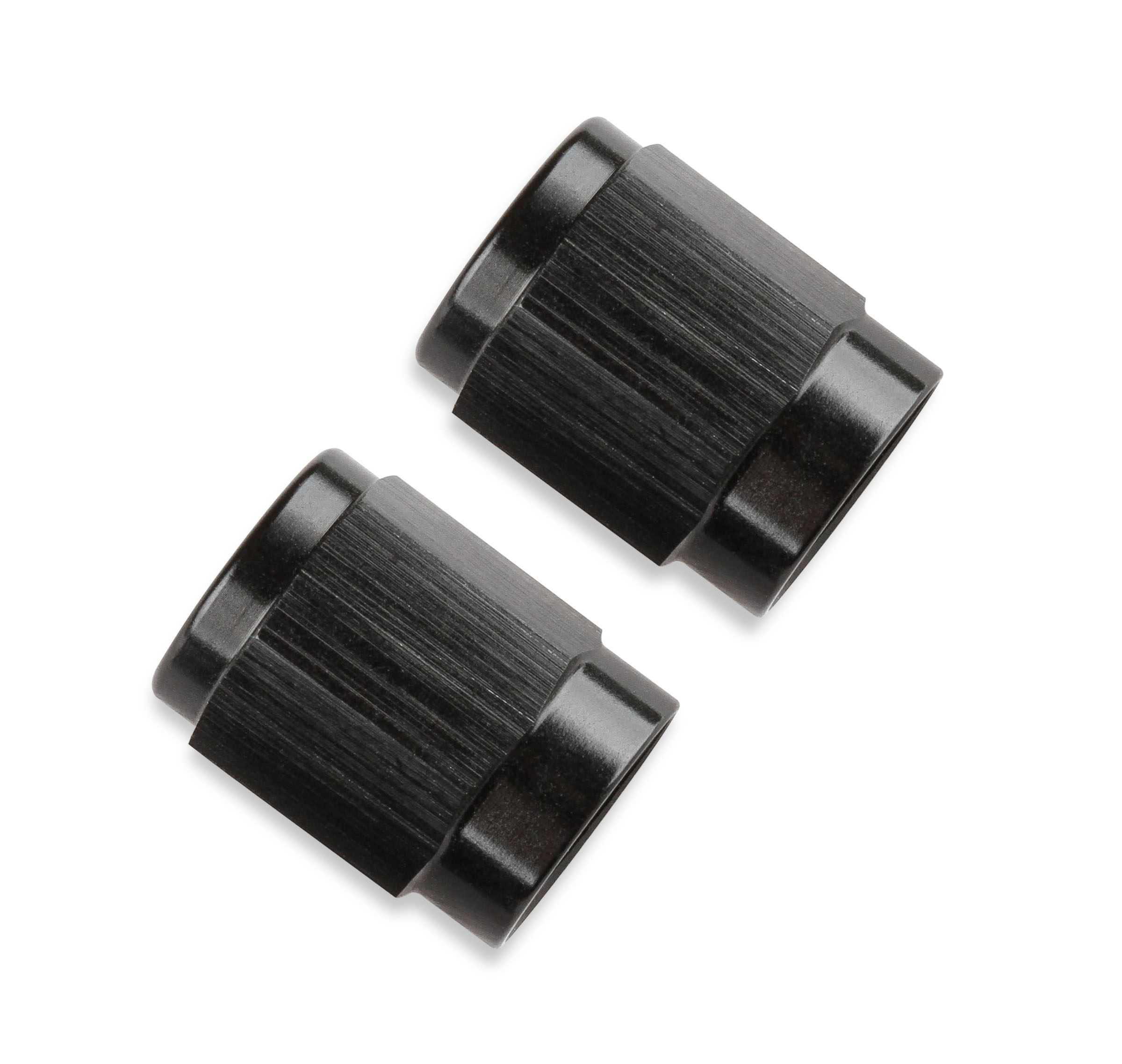 Mr. Gasket 481806-BL - 6 AN Tube Nut (2) - Black