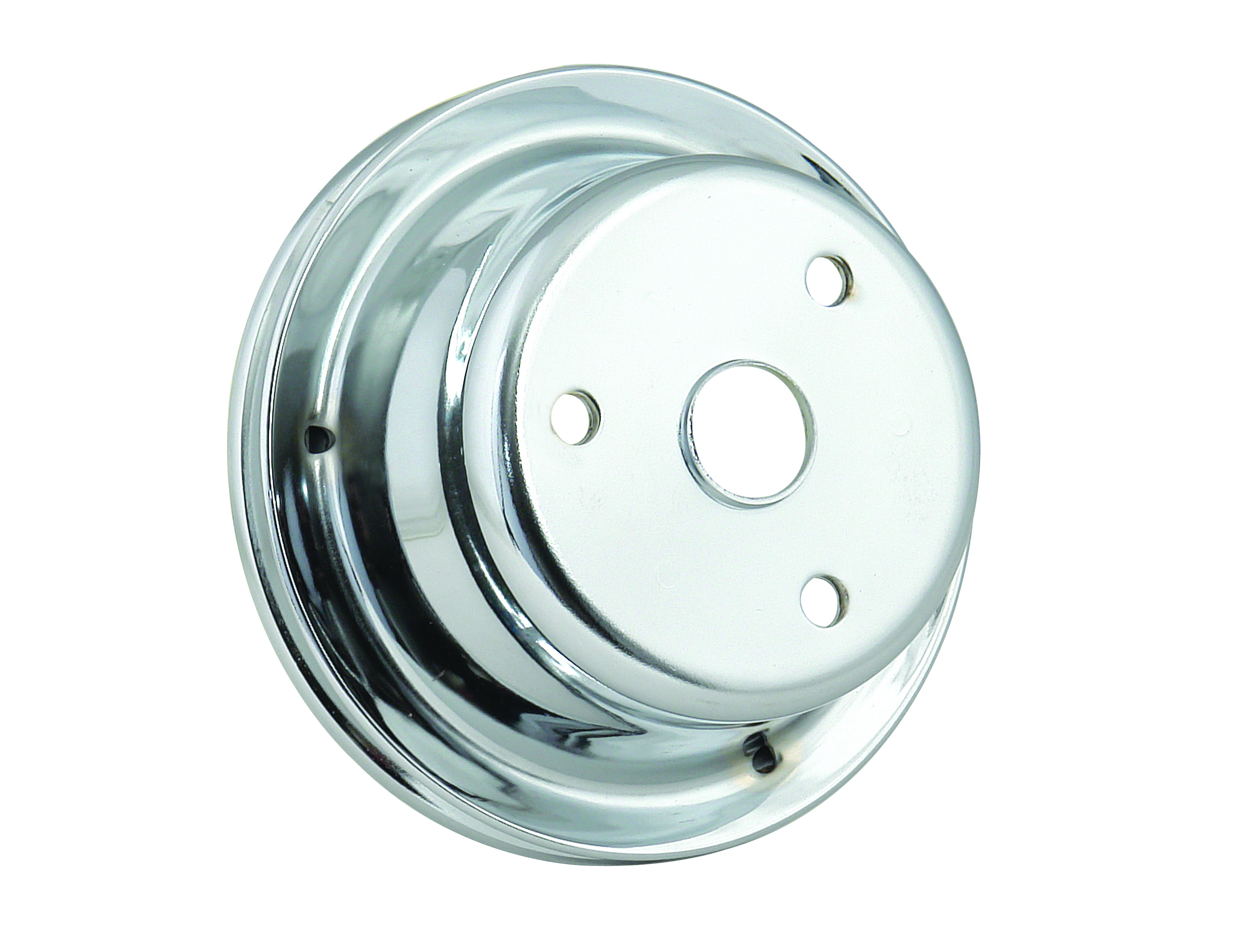 Mr. Gasket 4976 - Chrome Plated Steel Crankshaft Pulley