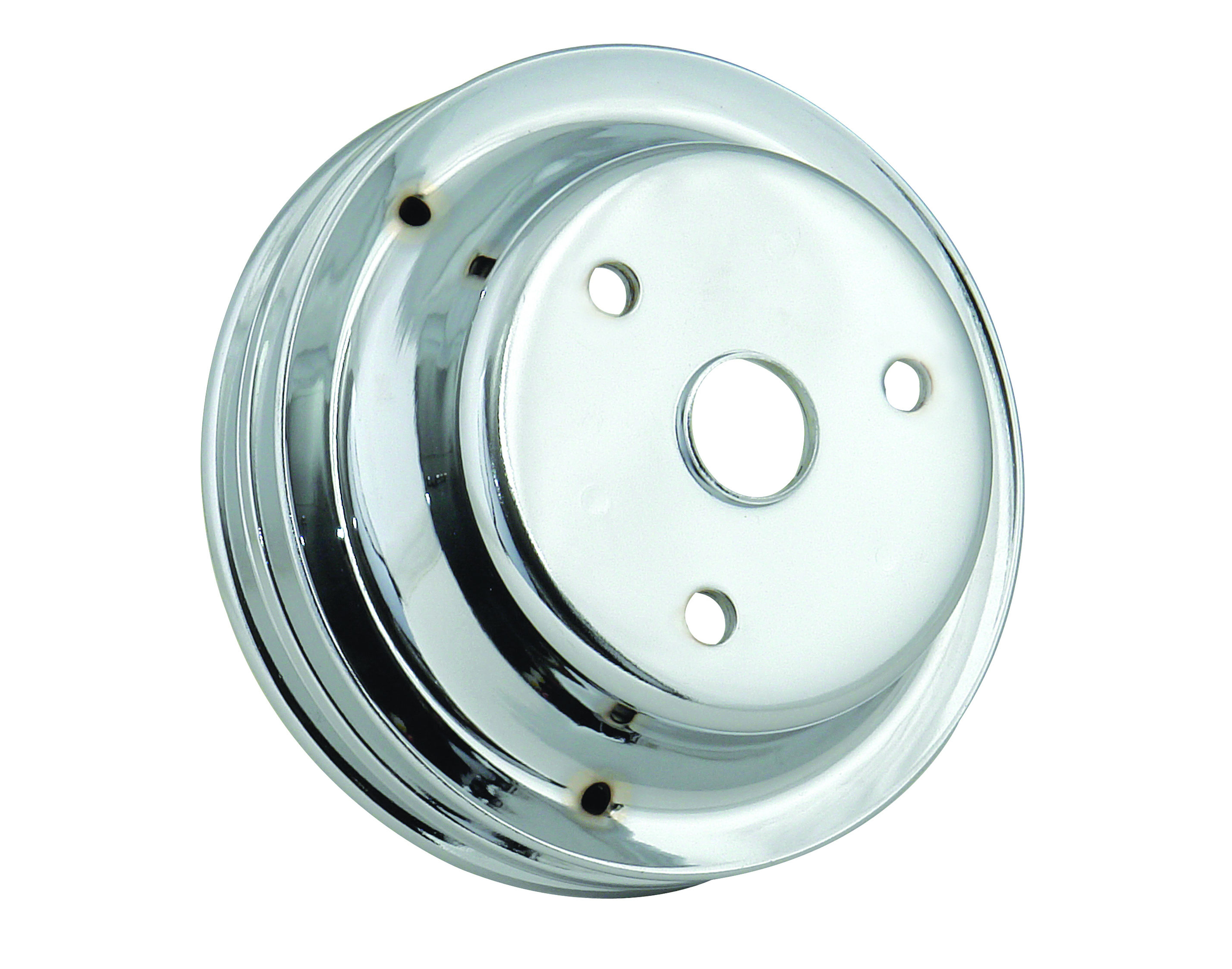 Mr. Gasket 4977 - Chrome Plated Steel Crankshaft Pulley