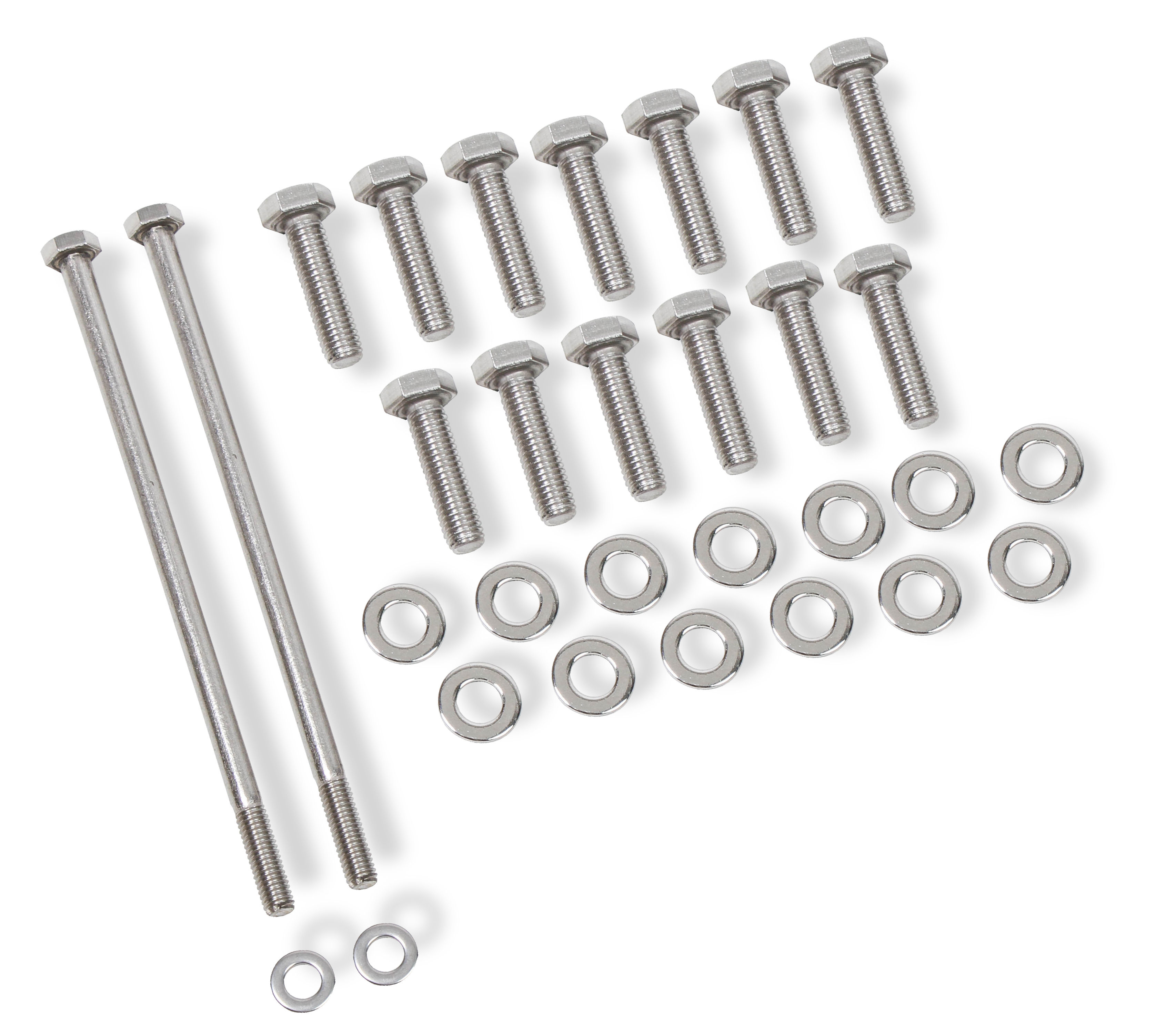 Mr. Gasket 60850G - Oil Pan Bolt Set - Stainless Steel