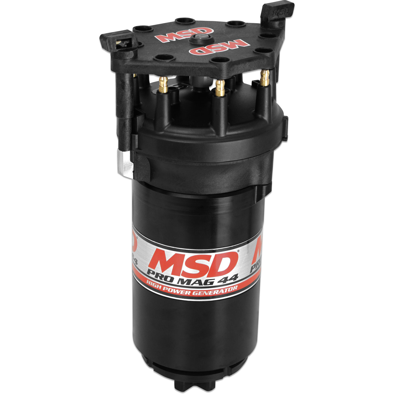 MSD 81303 - Pro Mag 44 Amp Generator, CW Rotation, Black, Standard Cap, Band Clamp MSD 81303 - Pro Mag 44 Amp Generator, CW Rotation, Black, Standard Cap, Band Clamp