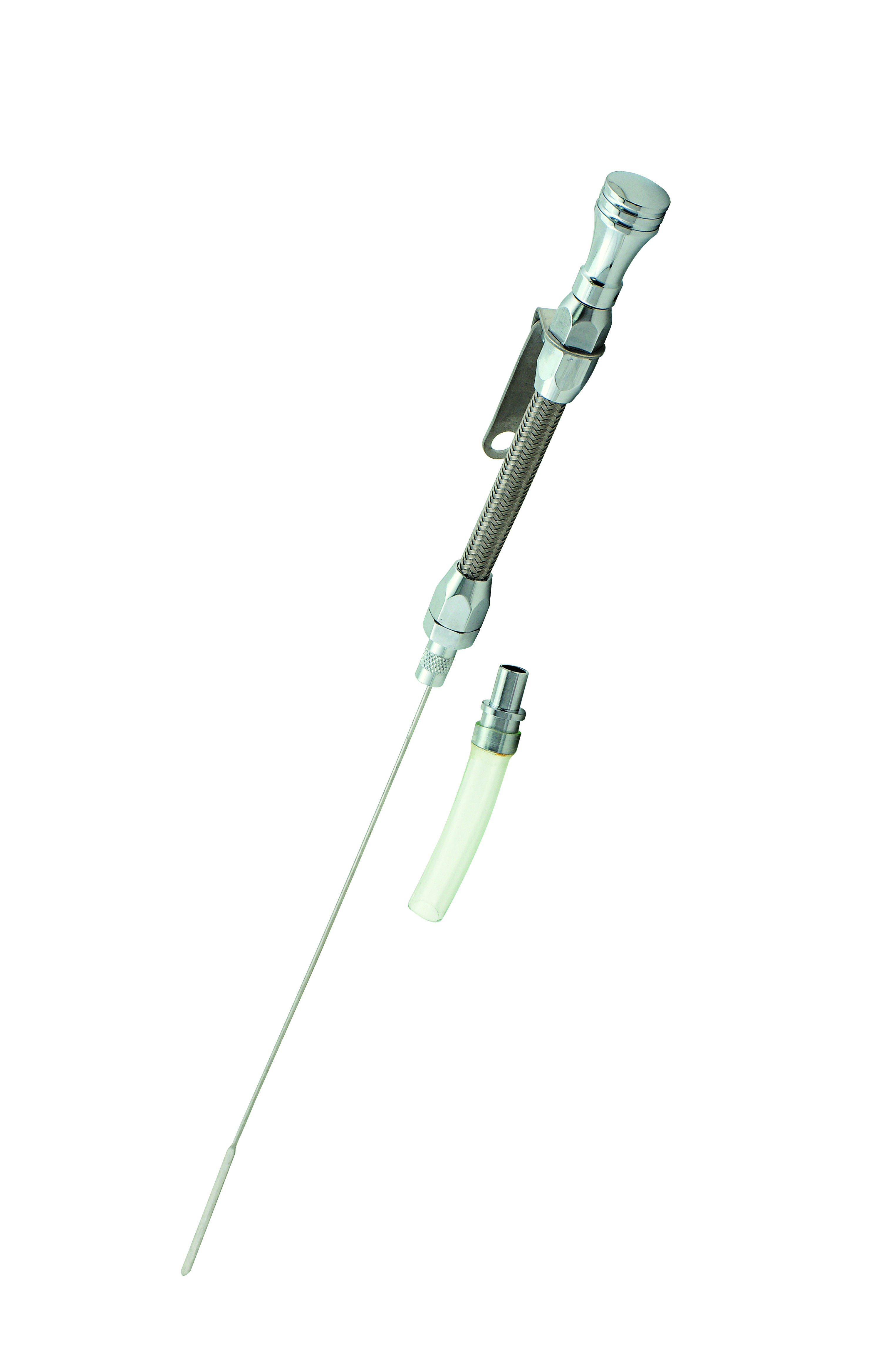 Mr. Gasket 9706G - Engine Oil Dipstick & Tube - Braided Stainless Steel Mr. Gasket 9706G - Engine Oil Dipstick & Tube - Braided Stainless Steel
