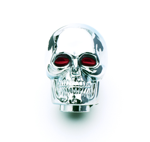 Mr. Gasket 9628 - Chrome Plated Skull Shifter Knob Mr. Gasket 9628 - Chrome Plated Skull Shifter Knob