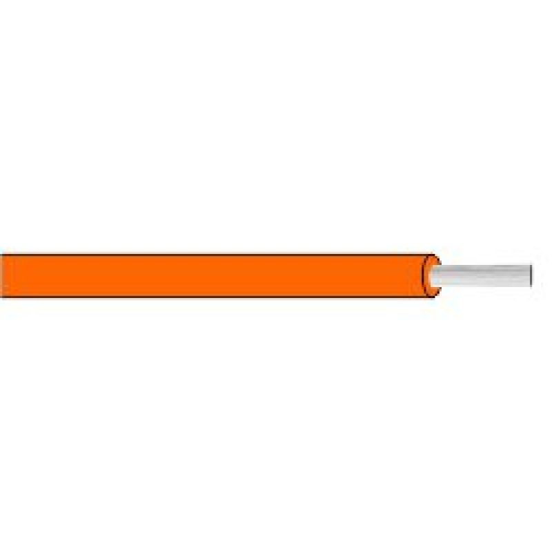 NAMZ NGWR-316 - GXL Primary Wire Bare-Copper 25ft. Spool 16g - Orange