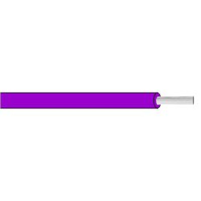 NAMZ NGWR-714 - GXL Primary Wire Bare-Copper 25ft. Spool 14g - Violet