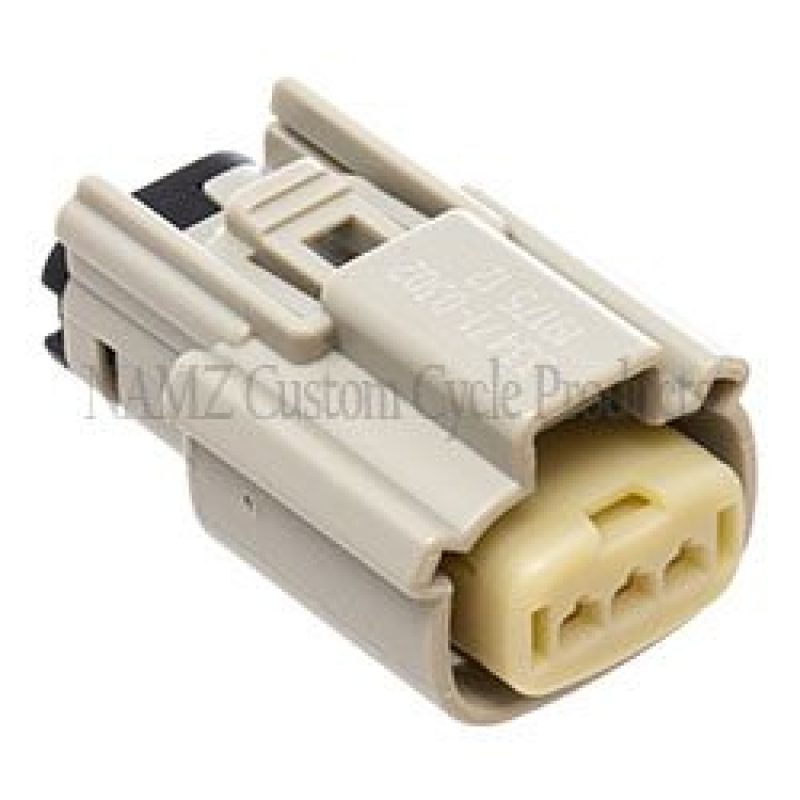 NAMZ NM-33471-0302 - 07-23 V-Twin FL Models Molex MX-150 3-Position Female Connector - Gray (72514-07GY)