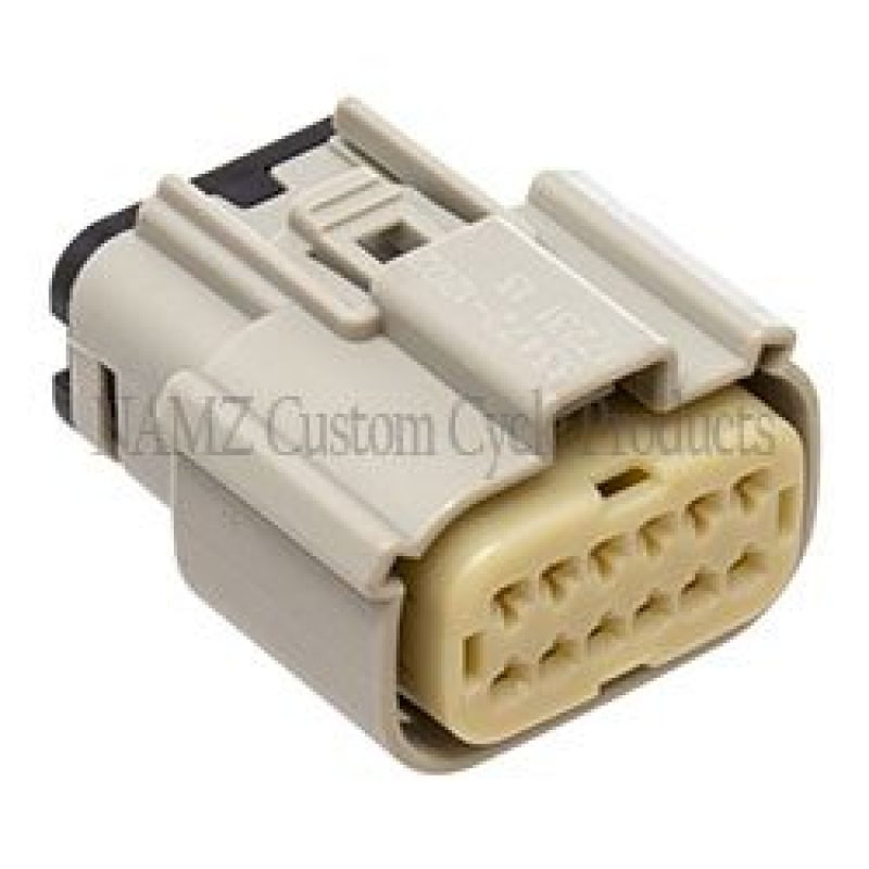 NAMZ NM-33472-1202 - 07-23 Touring/LiveWire Main Harness Molex MX-150 12-Position Female - Black (HD 72489-07GY)