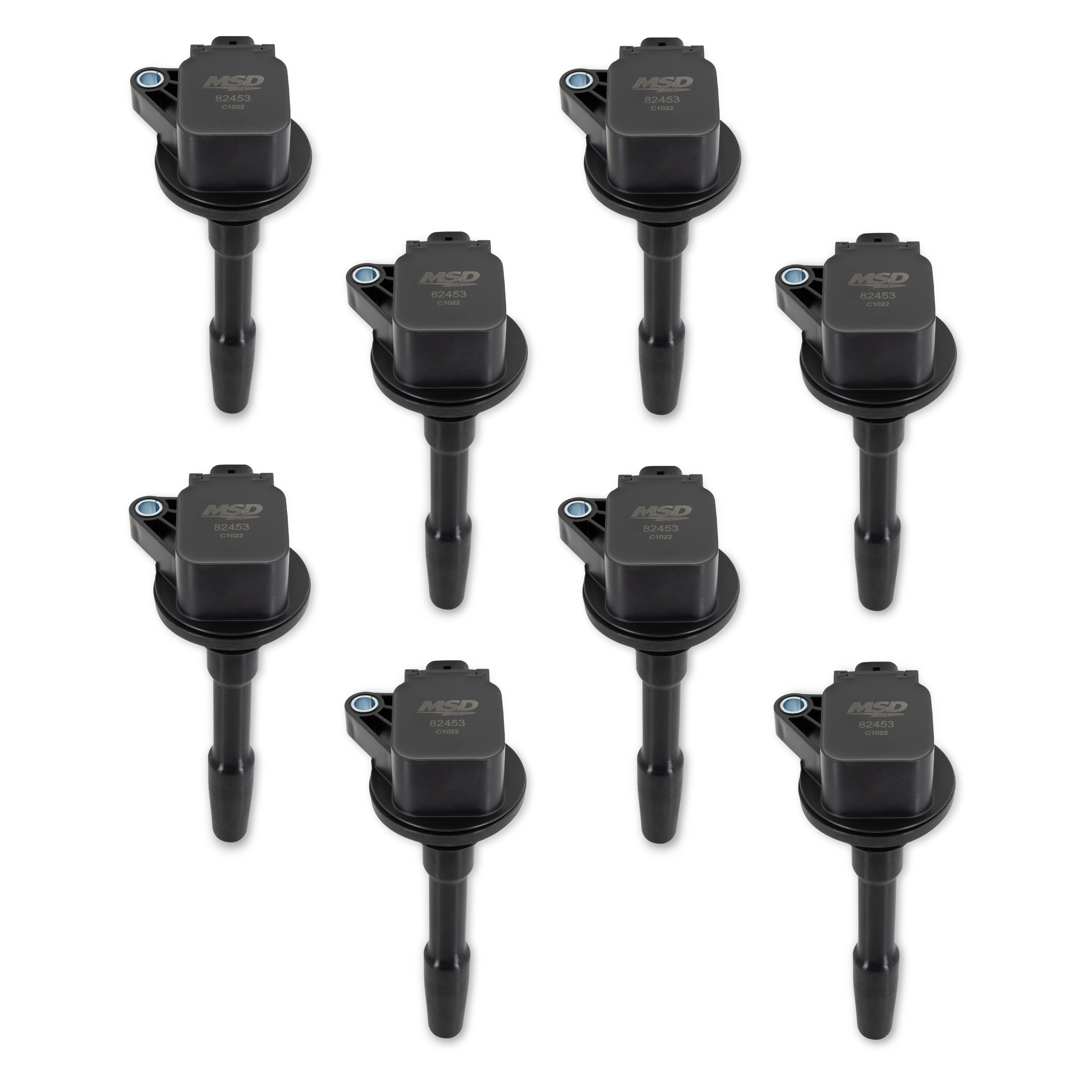 MSD 824538 - Ignition Coil - Blaster - Ford 5.2L - V8 - SuperCharged - Black - 8 Pack