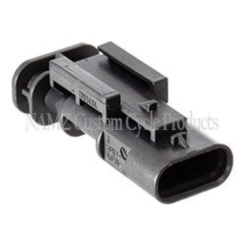 NAMZ NMCON-03R - 2017+ Softail Models Rear Fender Harness Male Connector Kit for Center Taillight (OEM 69201613)