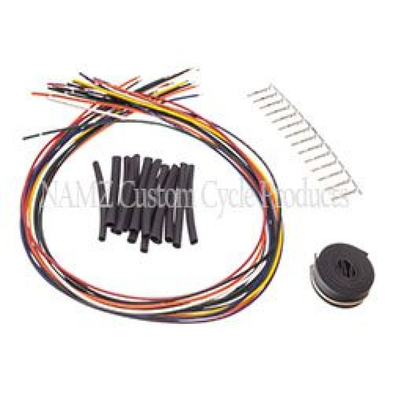 NAMZ NHCX-UON - 85-95 NON-Bagger Models Handlebar Switch Wire Extensions 24in. (Cut & Solder Applications)