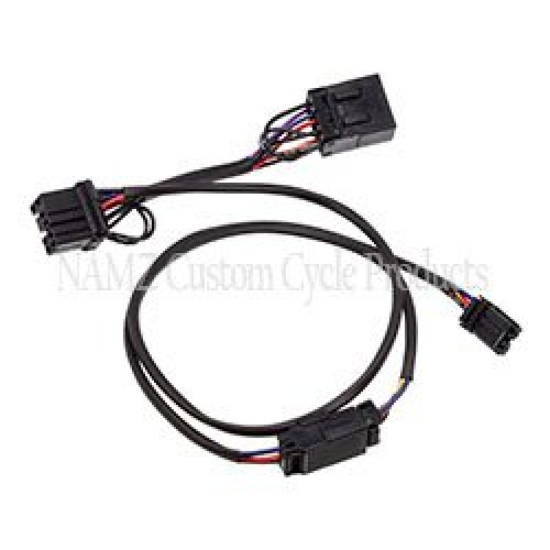 NAMZ NTP-H01 - 97-13 Road King/Electra Glide Plug-N-Play Universal Tour Pack Power Tap Harness Easy Removal