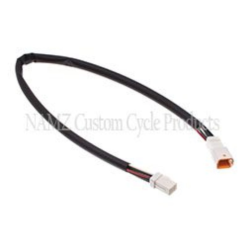 NAMZ NTBW-J04 - 16-23 V-Twin Dyna/Softail Throttle-By-Wire Handlebar Wire Extension Harness 4in