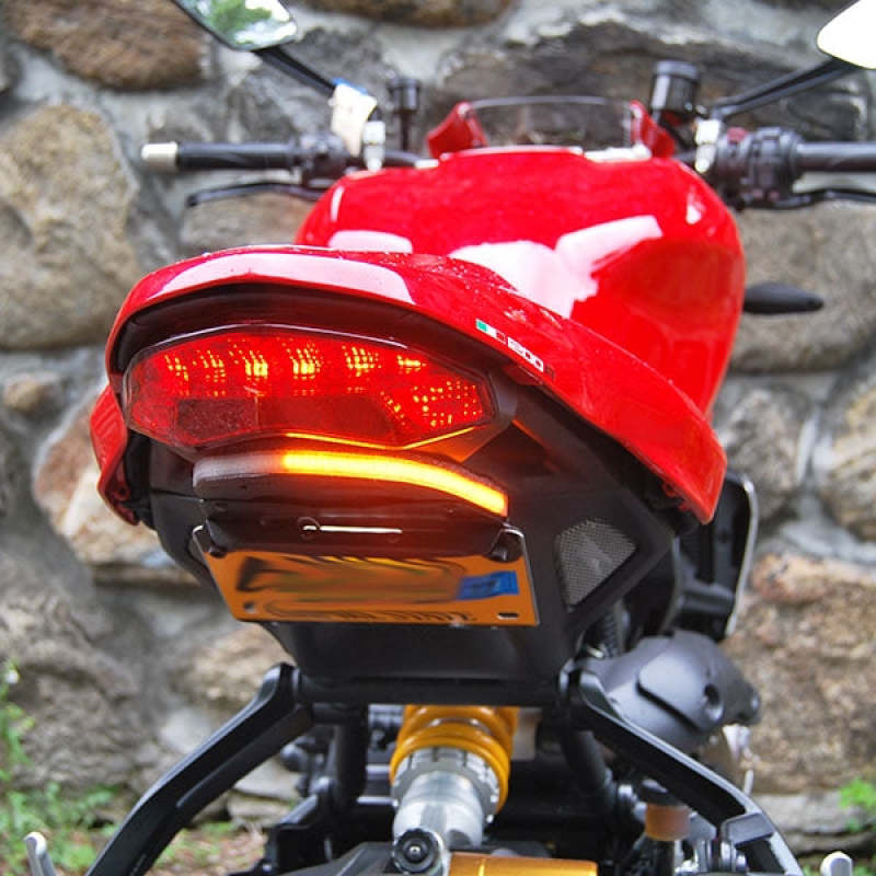 New Rage Cycles 1200R-FE-T - 16+ Ducati Monster 1200 R Fender Eliminator Kit Tucked