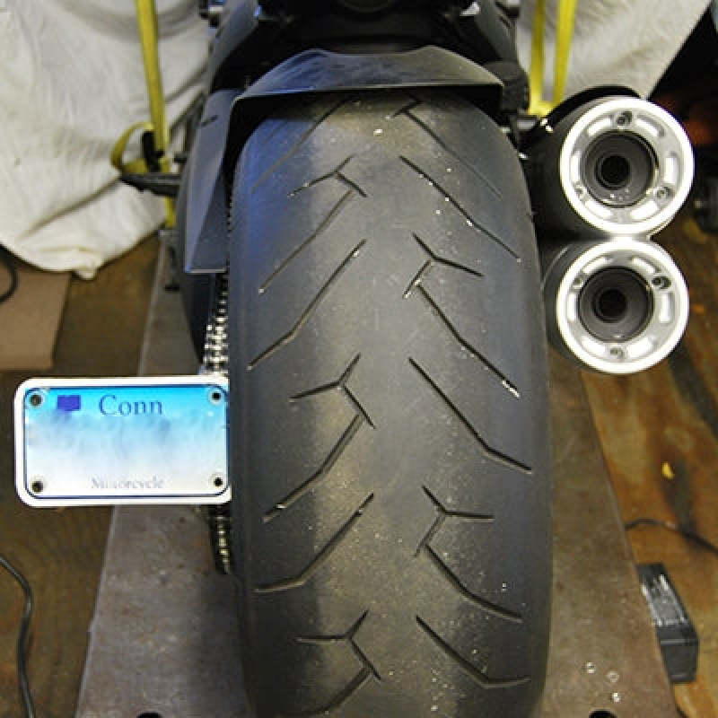 New Rage Cycles DVL-FEB - 10-19 Ducati Diavel 2 Position Fender Eliminator Kit Bracket -Side Mount