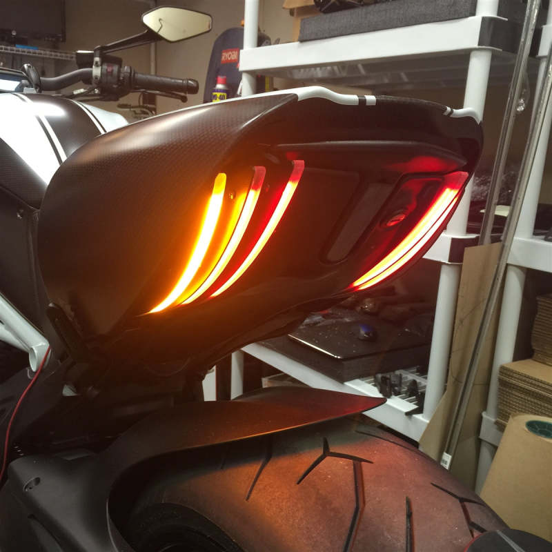 New Rage Cycles DVL-RTB-EU - 10-19 Ducati Diavel Rear Turn Signals