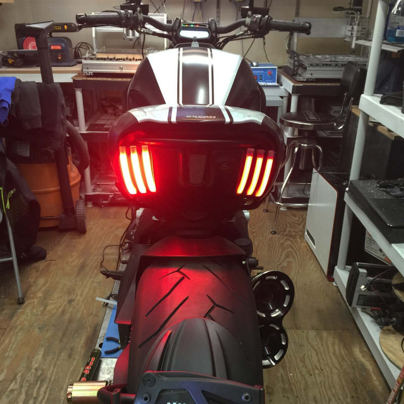New Rage Cycles DVL-RTB-US - 10-19 Ducati Diavel Rear Turn Signals