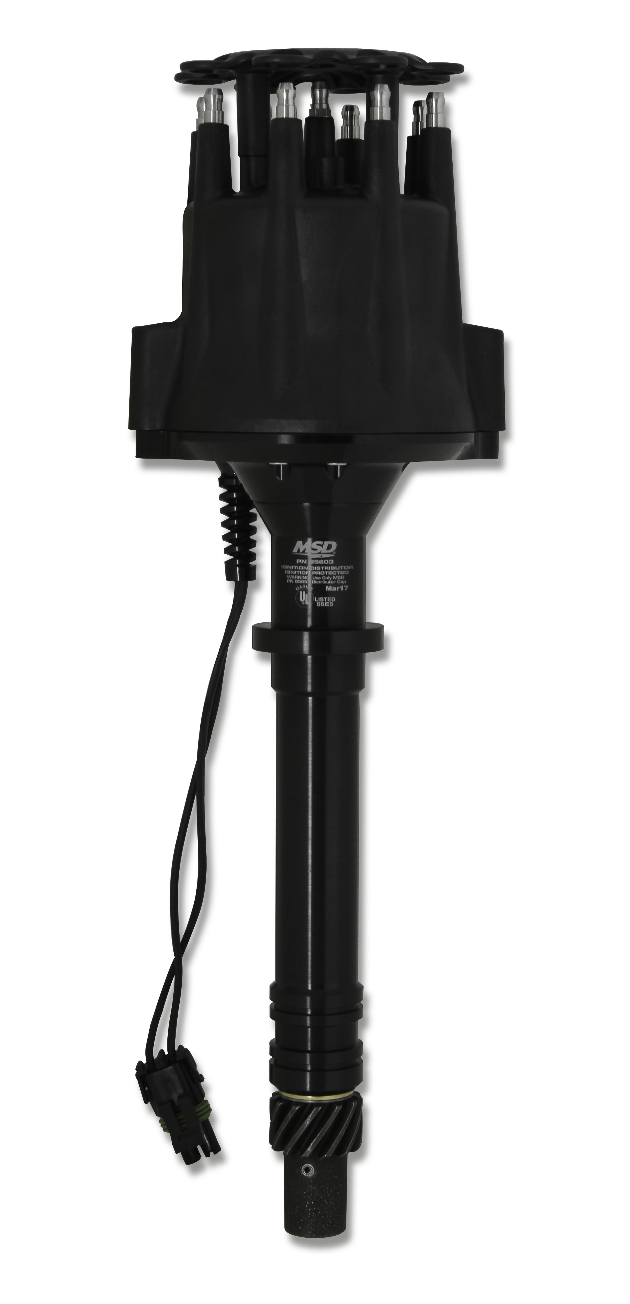 MSD 85603 - Chevy V8 Marine Certified Distributor-Black