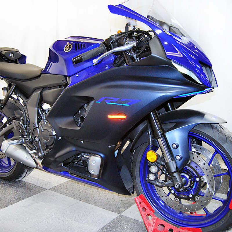 New Rage Cycles R7-FB-MBO - 21+ Yamaha R7 Front Turn Signals