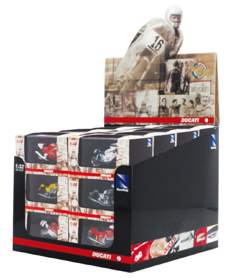 New Ray Toys 06037IA - New Ray Tops Ducati Series Assortment/ Scale - 1:32