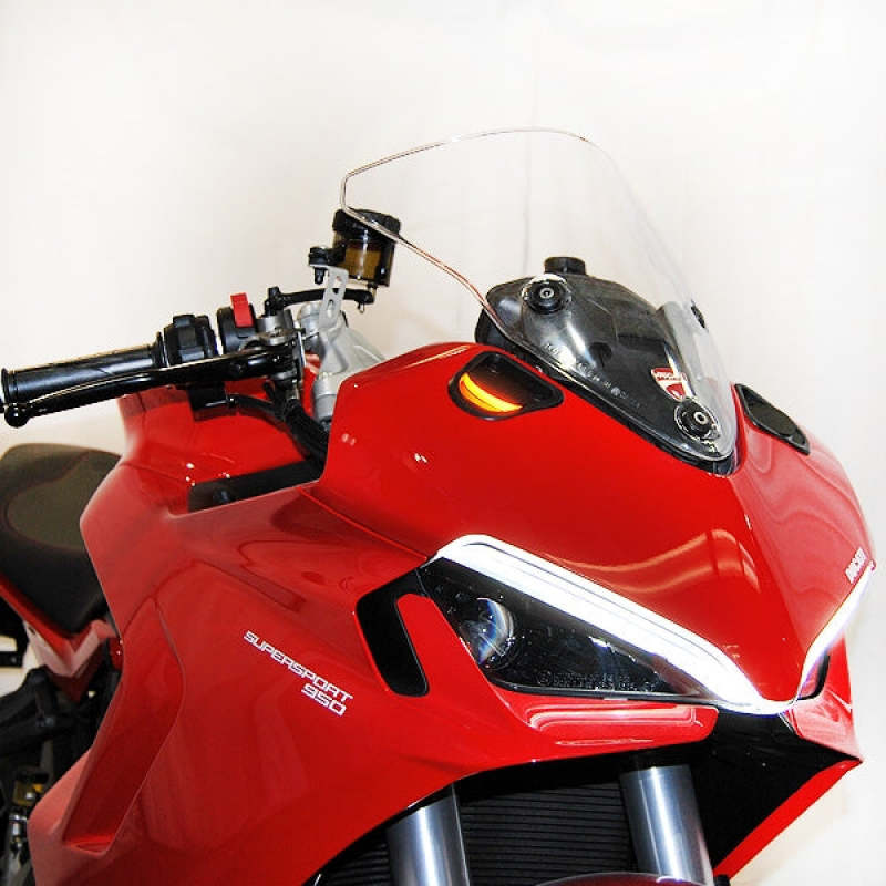New Rage Cycles SS950-MBO - 21+ Ducati Supersport 950 Mirror Block Off Turn Signals