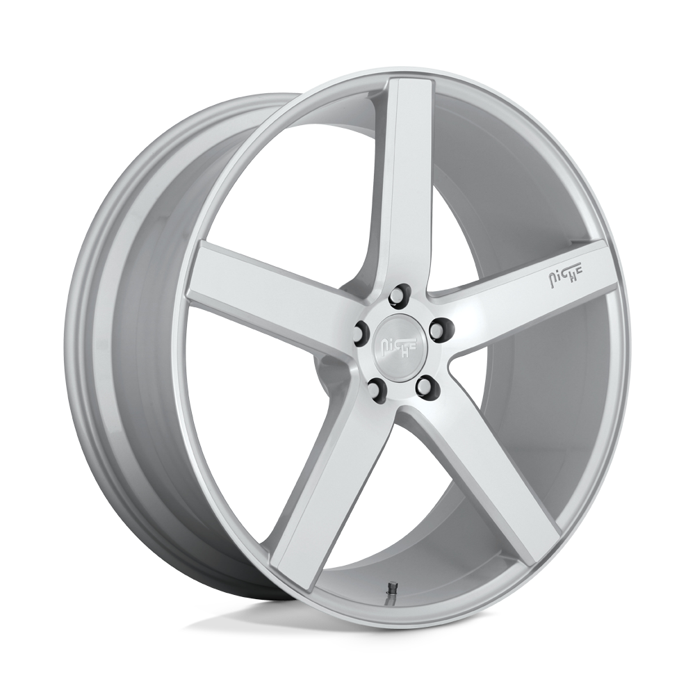 Niche M135188065+40 - M135 Milan 18X8 Gloss Silver Machined Niche M135188065+40 - M135 Milan 18X8 Gloss Silver Machined