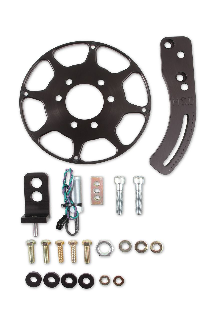 MSD 86203 - Crank Trigger Wheel Kit - Flying Magnet - BBC - 8 in