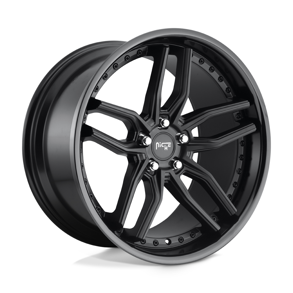 Niche M194199543+48 - M194 Methos 19X9.5 Gloss Black Matte Black