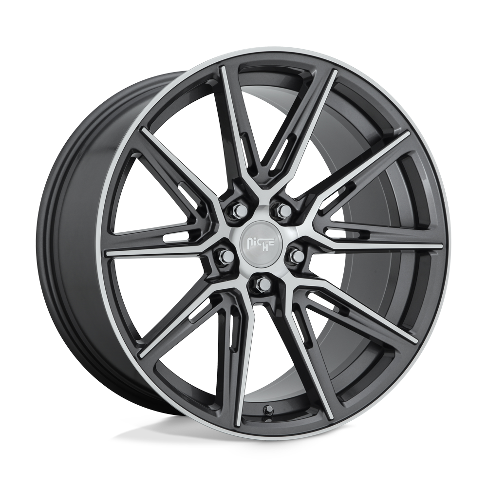 Niche M220200590+20 - M220 Gemello 20X10.5 Gloss Anthracite Machined Niche M220200590+20 - M220 Gemello 20X10.5 Gloss Anthracite Machined