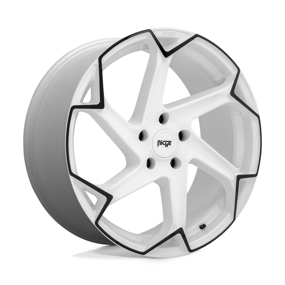 Niche M257200544+40 - M257 Flash 20X10.5 Gloss White With Black Niche M257200544+40 - M257 Flash 20X10.5 Gloss White With Black